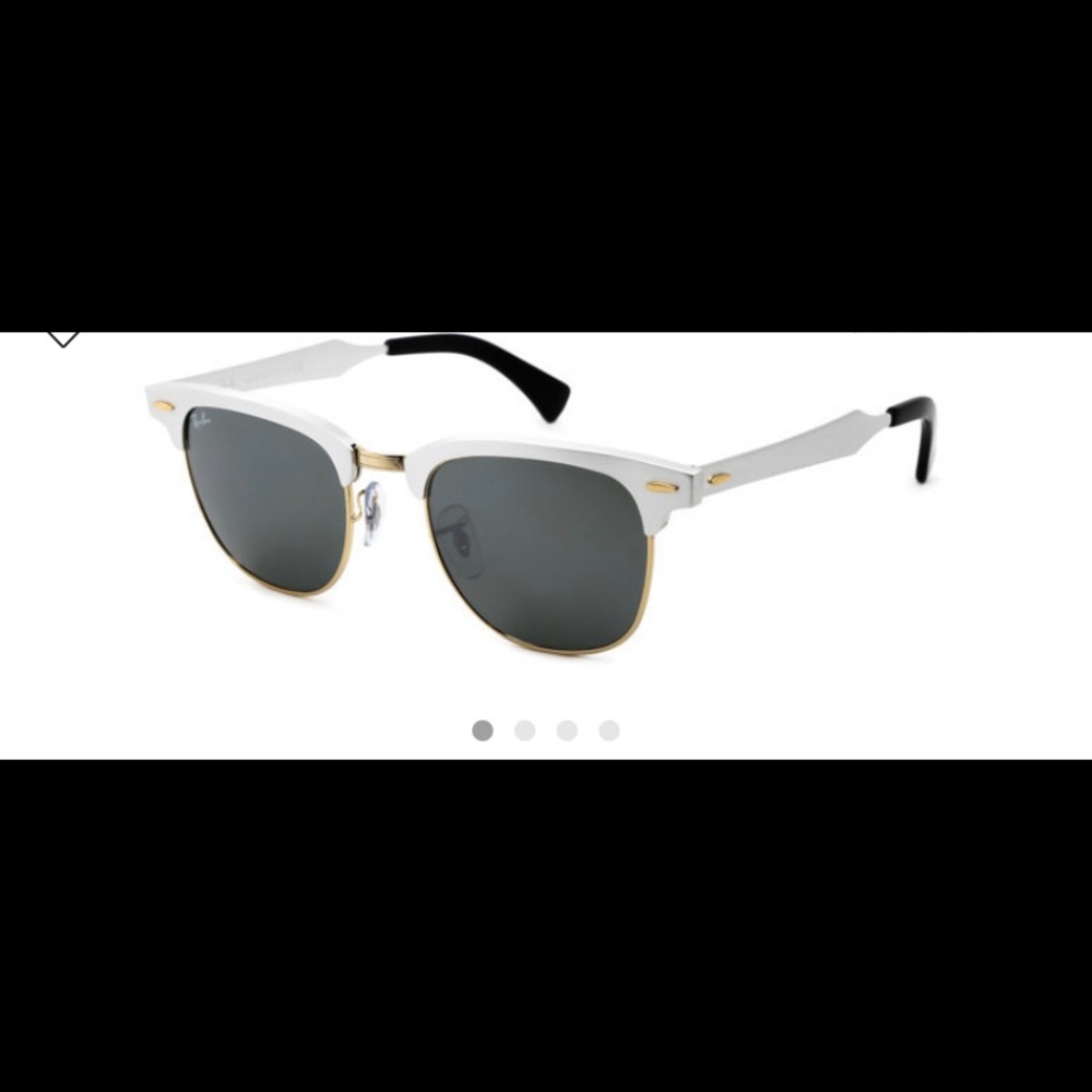Ray-Ban Clubmaster Aluminum Silver sunglasses